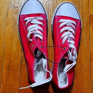 Women's Epic Step Low Top Cap Toe Tennis Shoes Emerald Pink/White Size 11